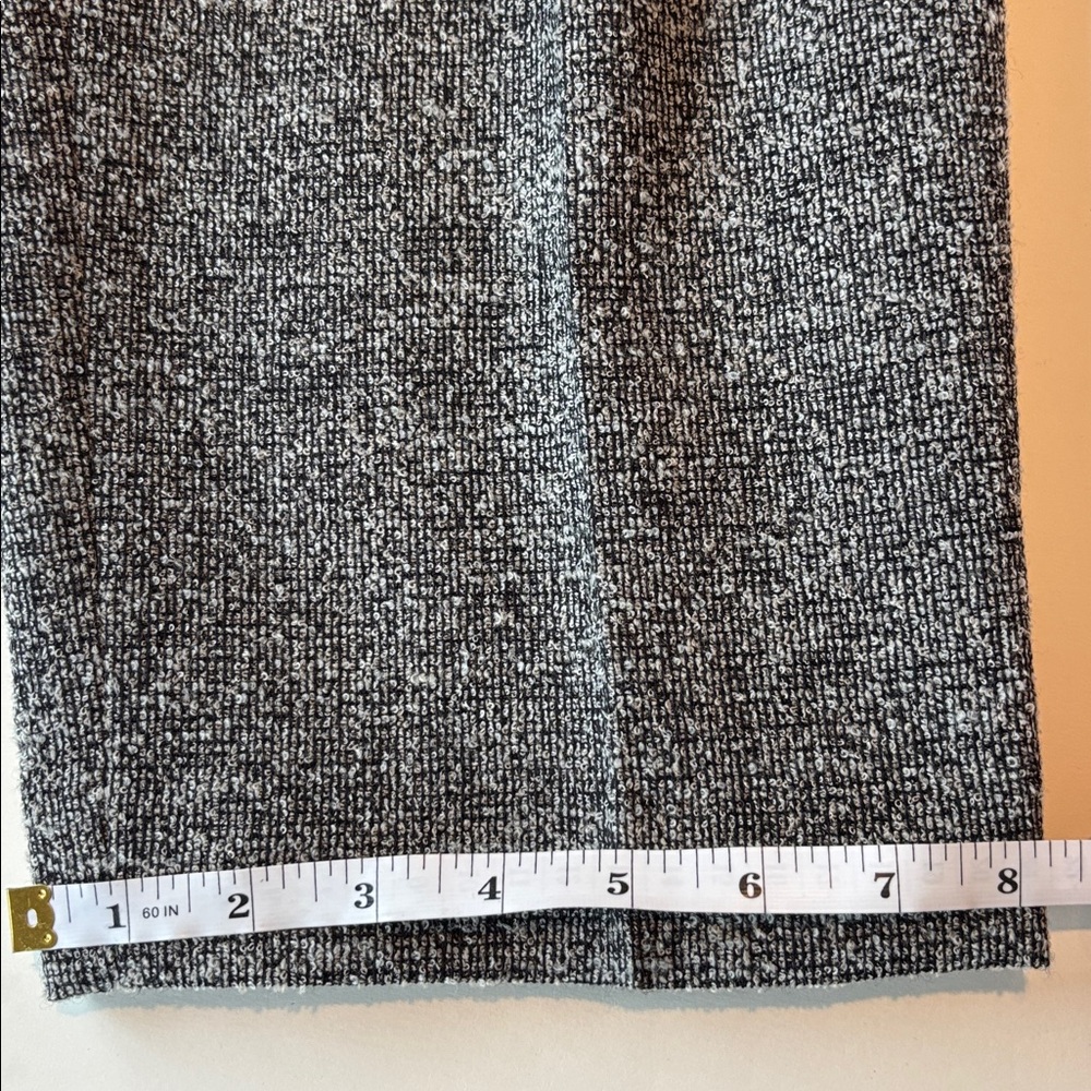 Talbots Textured Black White Gray Trousers. Size 14 - Picture 6 of 8